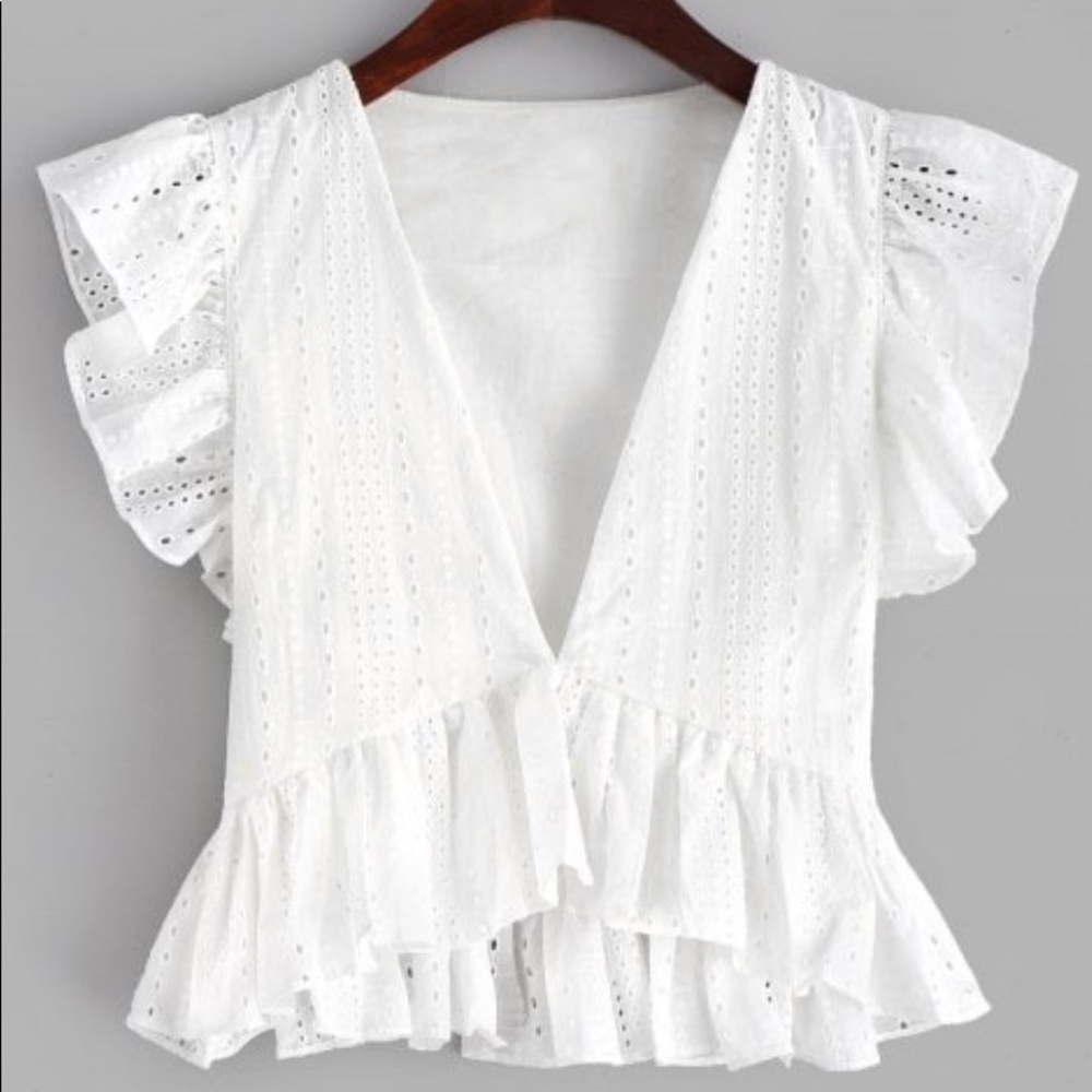 Beautiful ruffled blouse